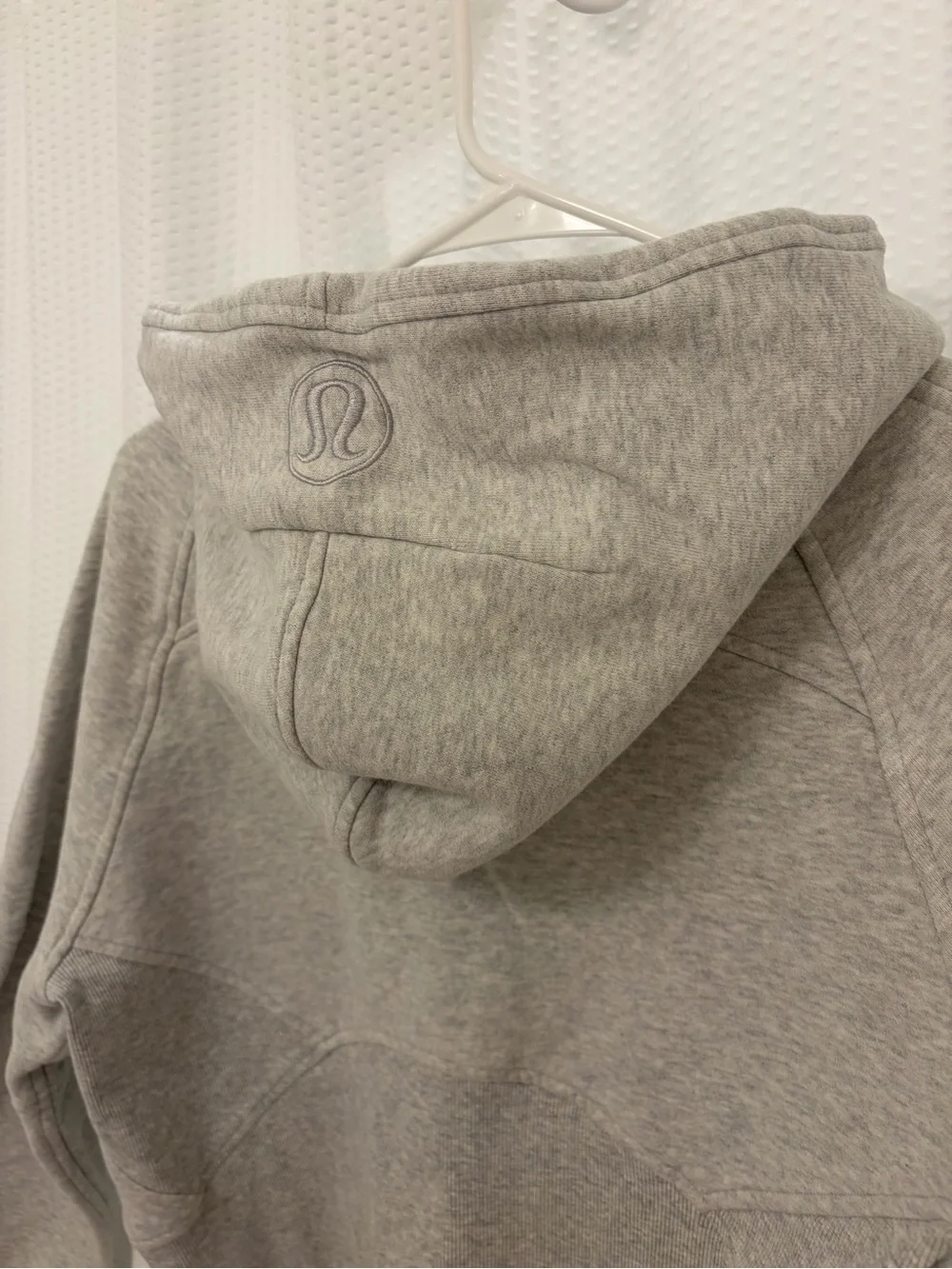 Lululemon scuba half-zip hoodie • size XS/S • heathered gray